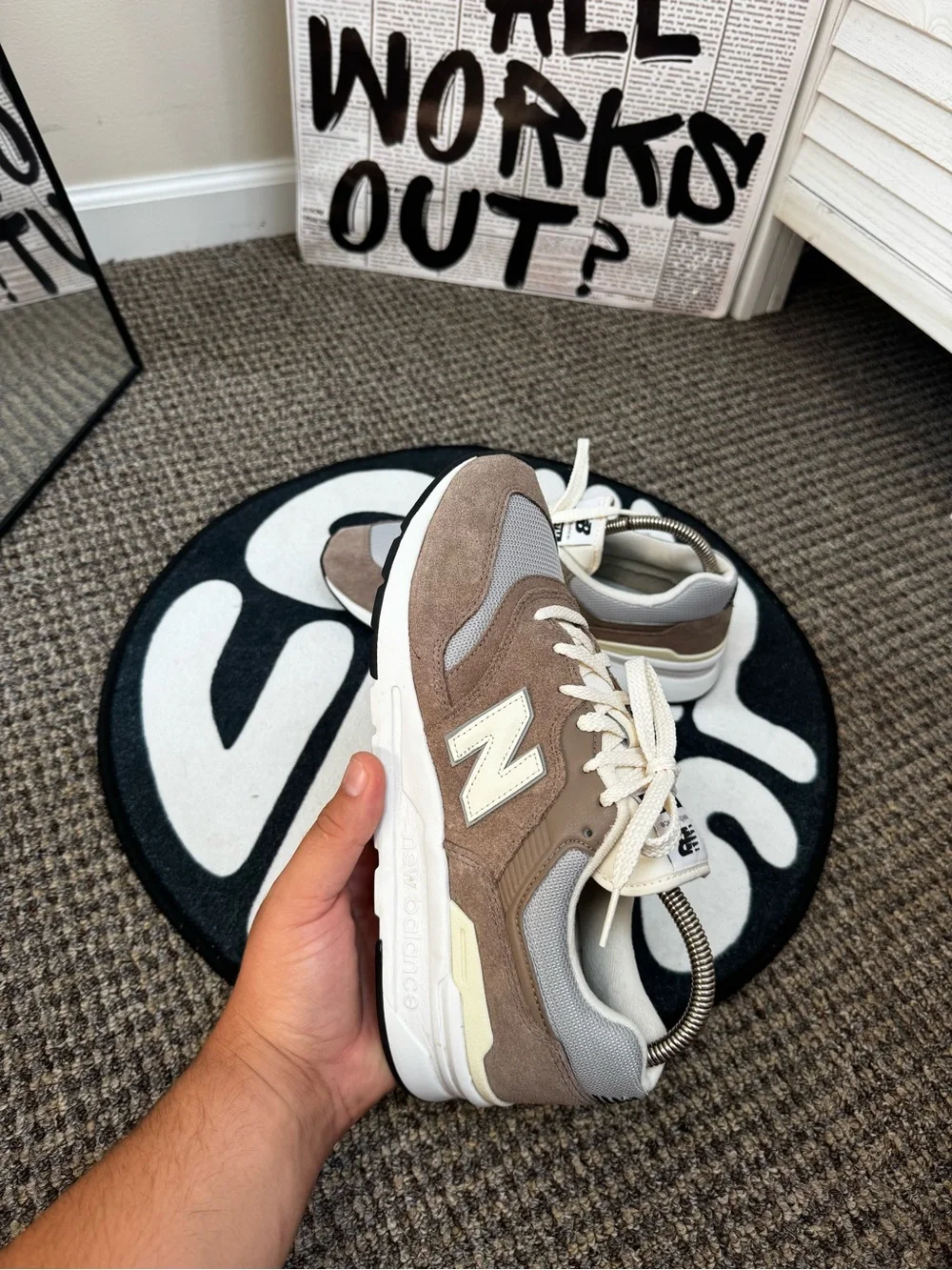 New Balance 997H CM997HVD Brown Grey Men’s US 9 EU 42.5